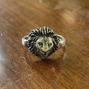 Sterling Silver Handcrafted Lion Ring